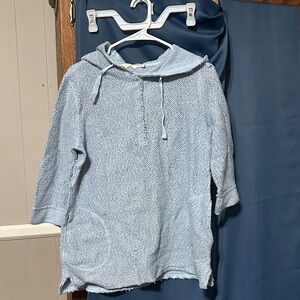 Soft Surroundings Sky Blue Knit Top